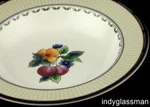 Mikasa Intaglio Garden Blossom CA329 Rimmed Soup Bowl Nmc (4 Left). Fixed Price $9.57.
