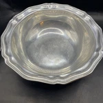 Wilton Columbia Pa Pewter Serving Bowl Rwp 10 X3 Usa. Fixed Price $17.00.