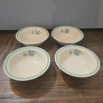 Set Of 4 Bowls Pfaltzgraff Garden Party Soup Cereal Fruit Salad 6.5 Violets. Fixed Price $24.99.