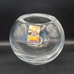 Cristalide Hand Made Marinha Grande Glass 4.5" Round Crystal Bowl Vase Dish. Fixed Price $74.99.