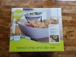 Food Network Tiered Chip And Dip Set - Unopened. Fixed Price $12.99.