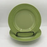 Le Creuset Palm Green Rimmed Soup Salad Bowl Stoneware 10.25 Inch Of. Fixed Price $42.75.