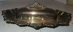 Vintage Carpenter Hall Towle Covered Butter Glass Liner Silverplate 3 Pc. Fixed Price $49.99.