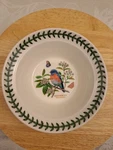 Portmeirion Botanic Garden Birds Cereal Soup Bowl Western Bluebird 6.5" 1PC. Vgc. Fixed Price $20.00.