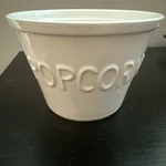 Crate And Barrel Ceramic Popcorn Serving Bowl. Fixed Price $8.00.