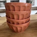 Anthropologie Cereal Latte Bowls Set Of 4 Terracotta Colored Glossy. Fixed Price $36.00.