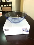 New Kosta Boda Bruk Small Water Blue Bowl, 60 Cl, Sweden. Well-known Quality. Fixed Price $30.00.