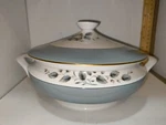 Royal Doulton Rose Elegans TC1010 Covered, Handled Vegetable Serving Bowl 7.5". Fixed Price $29.95.