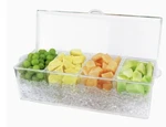 Perlli Chilled Condiment Tray With Ice Chamber 4 Containers. Fixed Price $17.99.