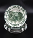 Bob Timberlake Camp Green Set Of 4 Cereal Soup Bowls 6.75" International England. Fixed Price $145.00.