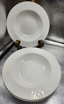 White Fine Porcelain Wilmax England Soup/salad/cereal Bowls Set Of 4 Read!!!!!. Fixed Price $64.99.