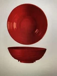 6 Melamine Get Enterprises - Red Sensation 35 Oz Bowl Camping Dishes. Fixed Price $25.00.