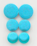 6 Zak Design Melamine Turquoise Aqua Blue Confetti 11" Plate 9 Pasta Bowl 8. Fixed Price $49.95.