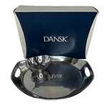Rare Dansk Classic Fjord Metal Chip And Dip Bowl/tray 15.75 Length Msrp $115.00. Fixed Price $59.99.