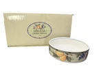 Vtg 4 Mikasa Intaglio Garden Harvest CAC29 Soup Fruit Dessert Bowls 5" W/box Nos. Fixed Price $39.95.