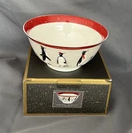 Portmeirion Sara Miller Penguins 6 Candy Bowl Great Gift Idea New Box. Fixed Price $24.95.