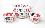 Temp-tations Pawfetti 3.0 Qt Pour Spout Bowl & (2) 12OZ T49941. Fixed Price $44.95.