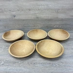 Martha By Mail Vermont Maple Wood Bowls Salad 10" Set Of 5. Fixed Price $66.00.