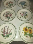 Portmeirion Botanic Garden Set Of Assorted Dinner PLATES---4601---. Fixed Price $139.99.