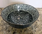 Manyo Karakusa Ceramic Blue White Floral Bowl Yokohama Gifts Rice Noodle Matcha. Fixed Price $19.95.