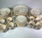 Mikasa Garden Club Silk Bouquet Dinner, Salad Plate Bowl Cup Stoneware 40 Pc Set. Fixed Price $249.95.