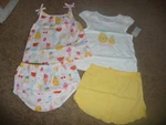 New Nwt Childrens Place Girls 18-24 Month Pc Short Set Yellow/ice Cream Cones. Fixed Price $26.99.