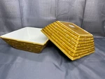 Kohl's "monterey Collection" Set Of Square Serving Bowls 10 1/4" X 3 1/2. Fixed Price $39.99.