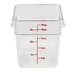 Cambro 18SFSCW135 Clear Camwear Camsquare Qt. Container. Fixed Price $44.74.