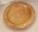 Hand Made Wood Soup Bowl "give Us Our Daily Bread" By Jowei Rhoen Germany. Fixed Price $24.50.
