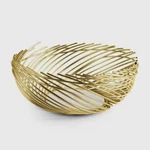 New Michael Aram Calla Lily Stem Bowl Large 123222 - 13" Brass Plate/marble Base. Fixed Price $299.99.