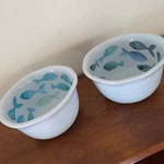 Tag Living Set Of 2 Melamine Salad Cereal Ice Cream Soup Bowls Fish Design. Fixed Price $20.00.
