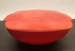 1950'S Pyrex Ovenware 525B Casserole 1/2 Qt Square Dish With Lid. Fixed Price $27.00.