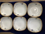 Lorren Home Decor Set Of 6 Pasta, Soup, Salad Bowls 8 Wide 2 Deep. Fixed Price $36.00.