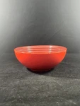 Le Creuset Stoneware Soup Bowl Cerise Cherry Red Burgundy Ombre 6.25''. Fixed Price $15.00.