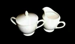 Nikko Elite Creamer & Sugar Bowl # 9903. Fixed Price $20.00.