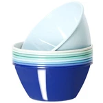 Youngever 50 Ounce Plastic Bowls, Large Cereal Soup Set Of 9. Fixed Price $33.88.