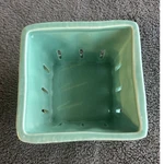 Creative Co-op Pioneer Woman Square Ceramic Bowl Green/white Microwave Safe. Fixed Price $15.00.