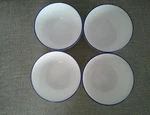 Corelle Set Of 4 Navy Blue Super 28OZ Bowls New. Fixed Price $35.00.