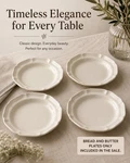 Set Of 4 Mikasa French Countryside Appetizer Bread Butter Plates 6.25 Farmhouse. Fixed Price $29.99.
