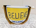 Believe Ceramic Ramen Soup Bowl With Chopsticks 20 Oz Ted Lasso New. Fixed Price $15.99.