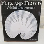 Fitz And Floyd Shell Snack Bowl Metal Serveware Vintage 2003 Non Tarnish. Fixed Price $22.40.