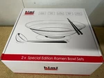 Kimi Cuisine Ramen Bowl Set (service For 2) 37 Oz Capacity C62. Fixed Price $18.59.