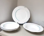 5 Pc*christopher Stuart Vector Optima HK209 BOWLS,3 SOUP*1 Vegetable & Platter. Fixed Price $124.00.
