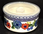 The Pioneer Woman Dazzling Dahlias 2-PIECE Ceramic Bowl Container W/vented Lid. Fixed Price $8.99.