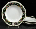 Christopher Stuart Orchard Park Group Of 4 Rim Soup Bowls Y0012. Fixed Price $27.95.