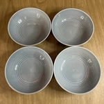 Royal Doulton Gordon Ramsay Maze Gray 7" Soup Cereal Salad Bowls Set Of 4. Fixed Price $39.99.