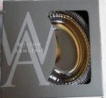 Wilton Armetale Flutes And Pearls Medium Oval Serving Bowl Stamped Rwp. Fixed Price $49.69.