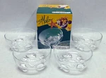 Set Of 4 Luminarc St. Malo Beach Themed 1/2" Salad Bowls Original Box. Fixed Price $10.38.
