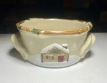St. Nicholas Square Heartland 20OZ Soup 5.75" Bowl Moose Bear Cabin Tree Bird. Fixed Price $14.88.