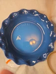 Creuset Stoneware Pie Pan Bowl, 11-INCH, Marseille Blue. Fixed Price $39.88.